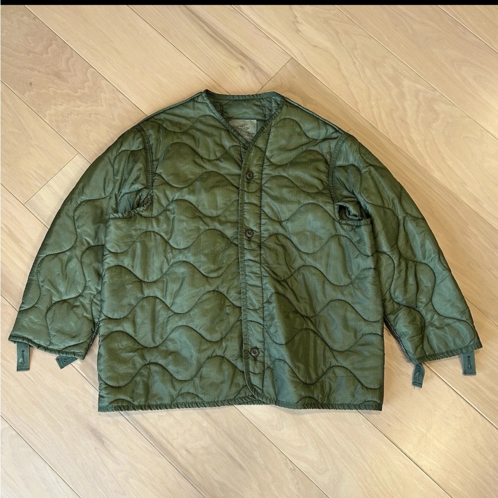 Vintage US Army Military Liner Cold Weather Quilted Coat 2002 Men’s Large